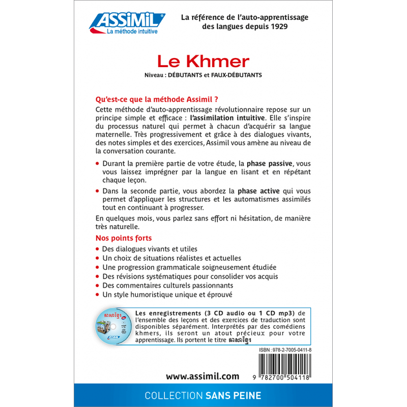 Le Khmer Apprendre Le Khmer En Livre Assimil Le Khmer Apprendre Le Khmer En Livre Assimil