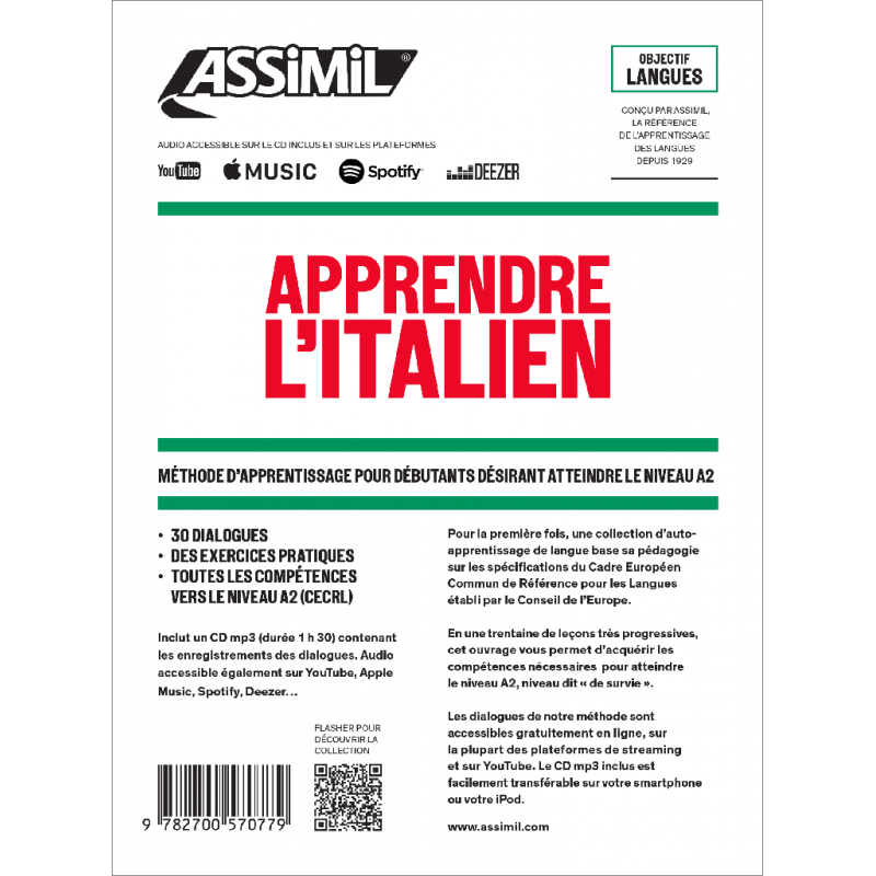 Apprendre L Italien Assimil Com