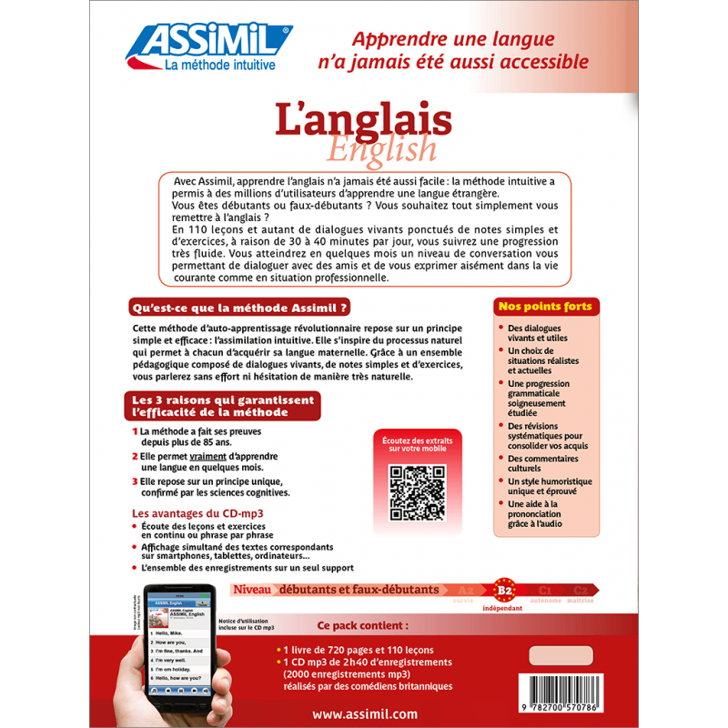 Assimil English Mp3 : La méthode intuitive L’angl – TGTOEC