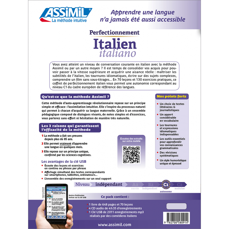 L Italien Se Perfectionner En Italien En Livre Assimil L Italien Se Perfectionner En Italien En Livre Assimil