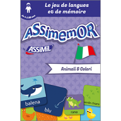 Mes premiers mots italiens : Animali e Colori (enhanced ebook)