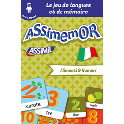 Mes premiers mots italiens : Alimenti e Numeri (livre numérique enrichi)
