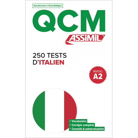 300 tests d'italien - Niveau A2