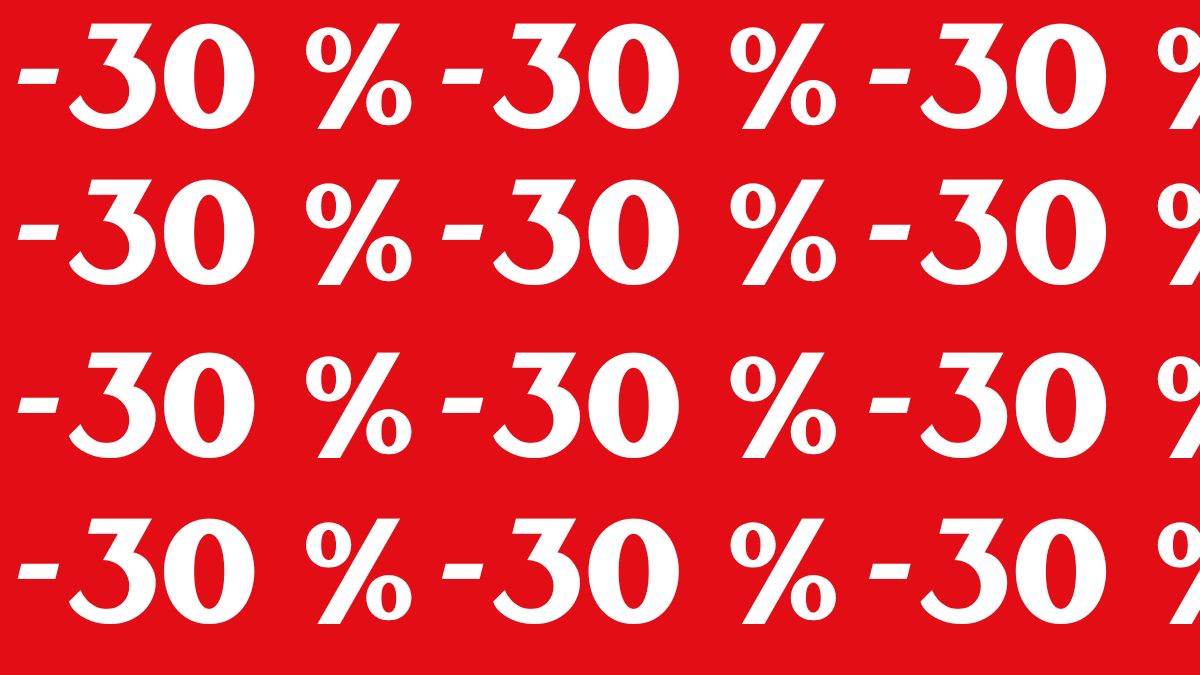 - 30 % Opé rentrée Slide background